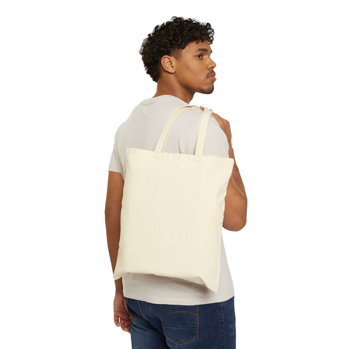 Shop Local Cactus Canvas Tote Bag