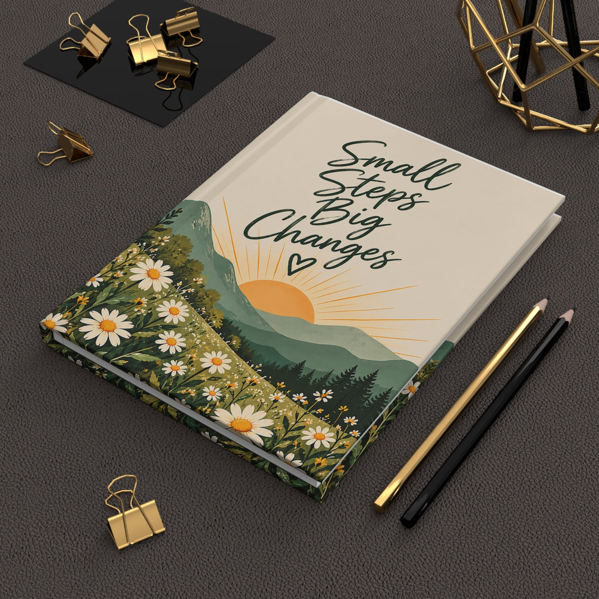 Inspirational Hardcover Journal – Small Steps Big Changes & Audacious Co.