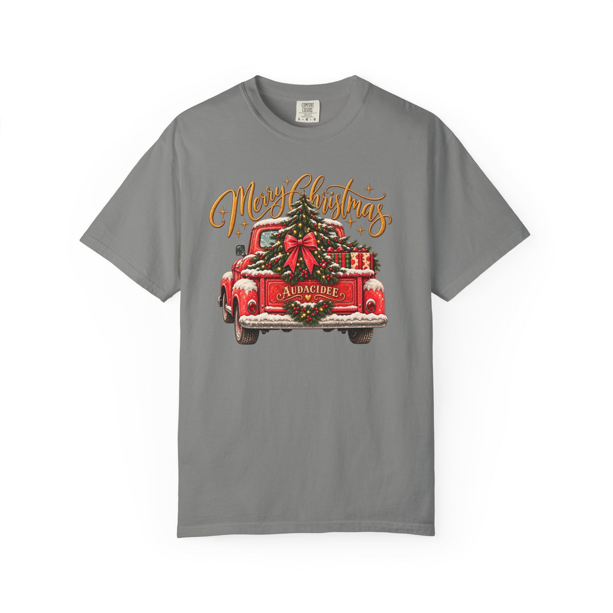 Merry Christmas Vintage Red Truck T-Shirt